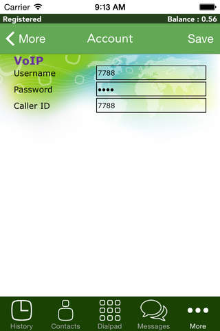 ONYX Dialer - náhled