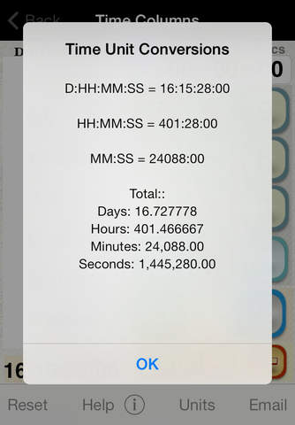 Hours, Minutes & Seconds Calculator with Date Diff - náhled