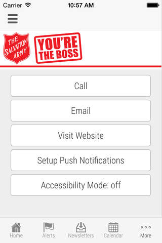 The Salvation Army You're The Boss App - náhled