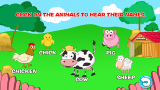 Anna's animals farm house - (Happy Box)free english learning toddler games screenshot 3