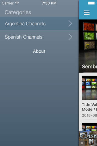 Argentina TV Channels Sat Info - náhled