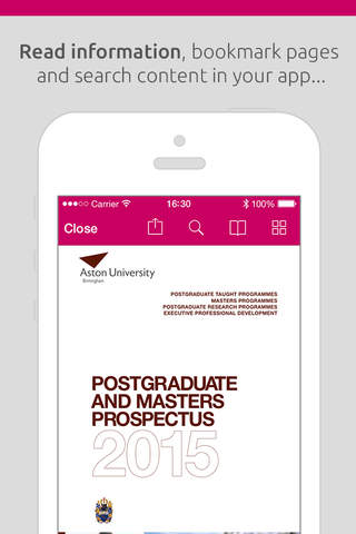 Aston University Information App - náhled