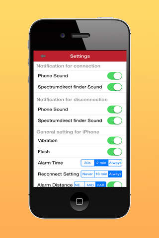 spectrum finder - náhled