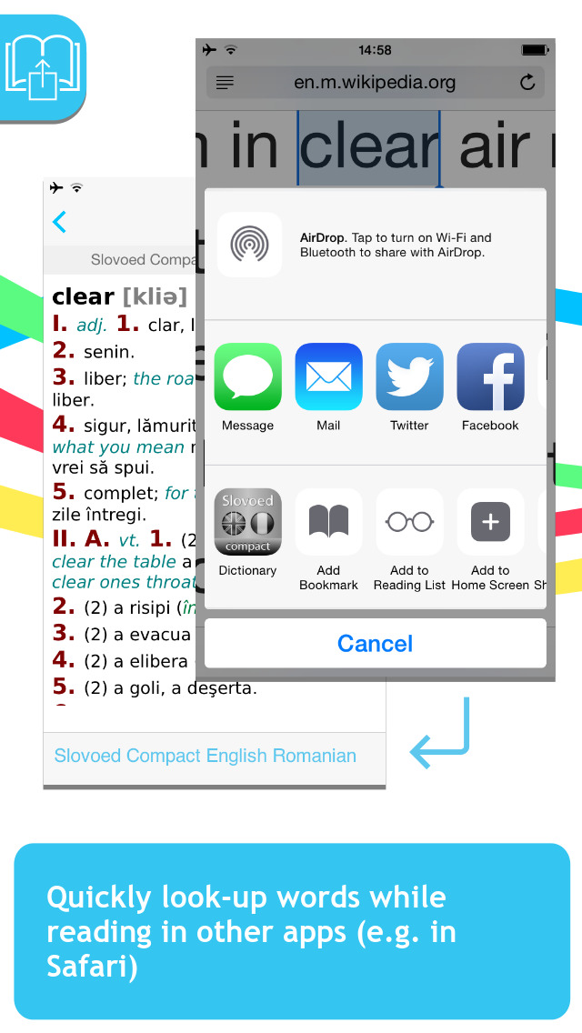 English - Romanian Slovoed Compact talking dictionary screenshot 3