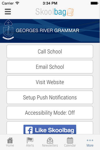 Georges River Grammar - Skoolbag - náhled