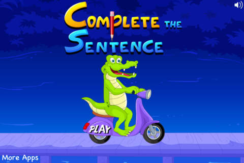 Complete The Sentence For Kids (Full Version) - náhled