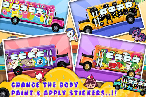 Baby School Bus Wash - náhled