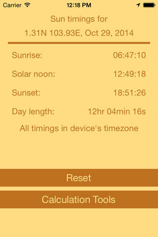 Sunrise and Sunset - náhled