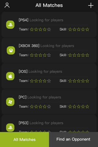 Versus-Find a game opponent - náhled