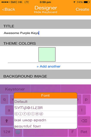 Keyboard Designer - Customize Keyboard and Font - náhled