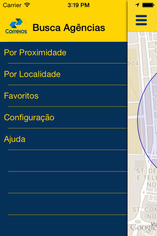 Busca Agência dos Correios - náhled