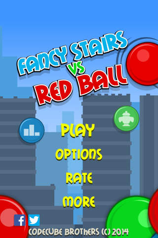 Fancy Stairs vs Red Ball FREE - náhled