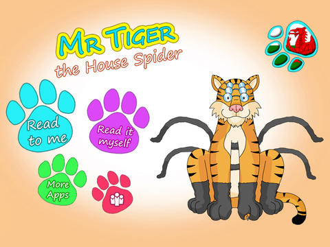 Mr Tiger the House Spider - Animoolz screenshot 6