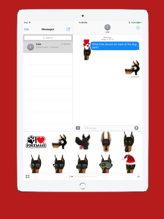 Doberman Pinscher Emoji | Apps | 148Apps