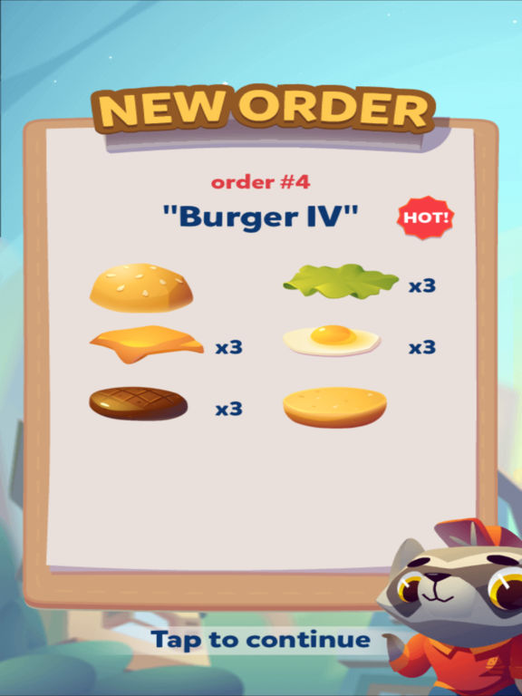 Stack the Burger [food raining edition] screenshot 10