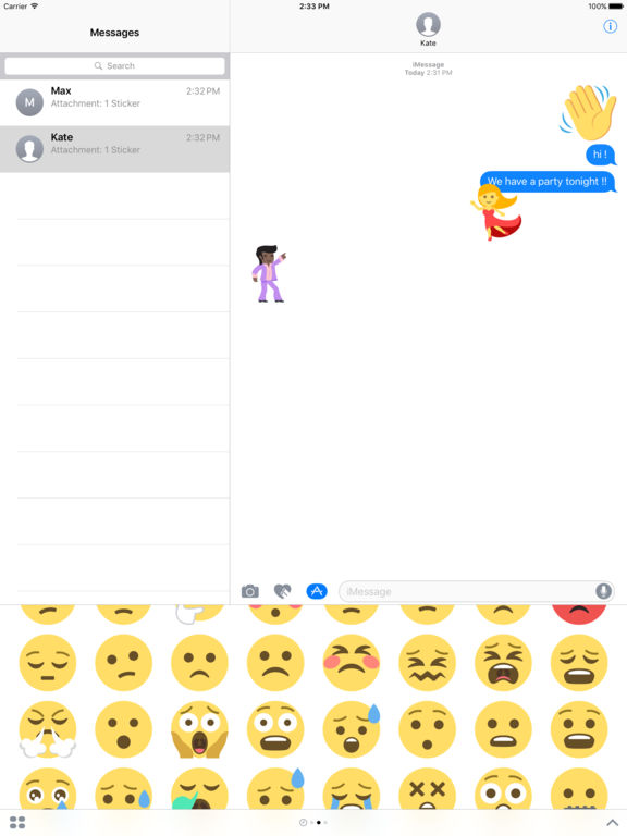EmojiOne as Stickers screenshot 8