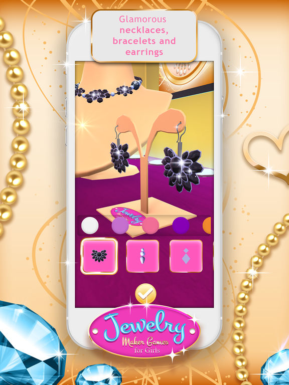App Shopper: Jewelry Maker Game for Girls-Fashion Studio Design (Games)