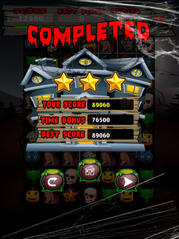 Match 3 - Halloween Edition screenshot 5