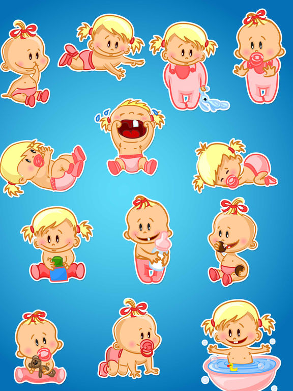 Funny Toddlers Stickers screenshot 3