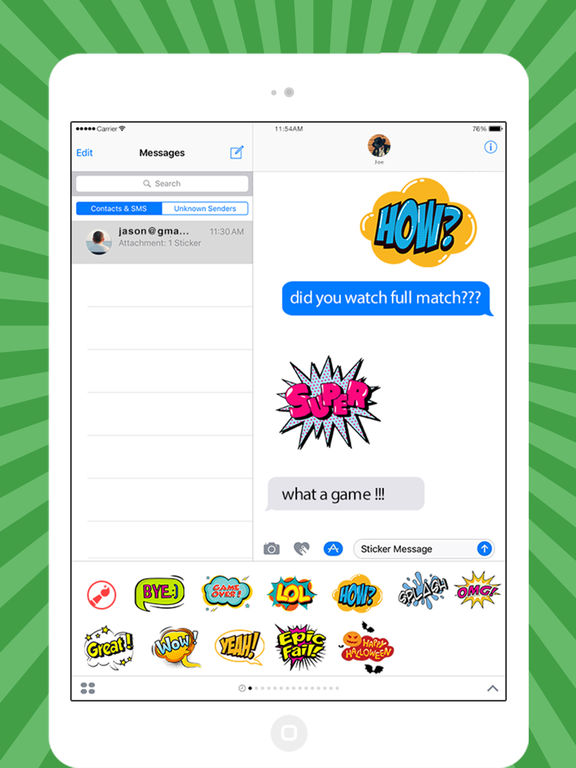 Bubble Sticker Maker - Comic Stickers for iMessage screenshot 6