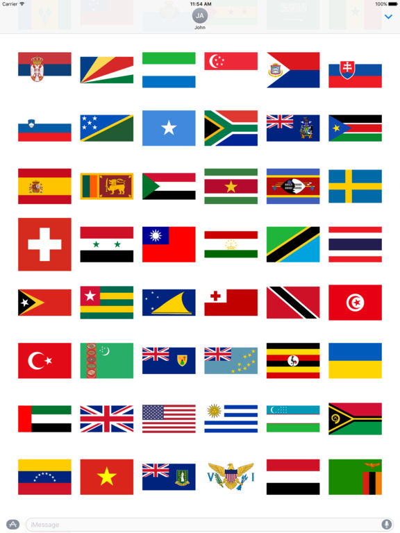 Country Flag Stickers | Apps | 148Apps