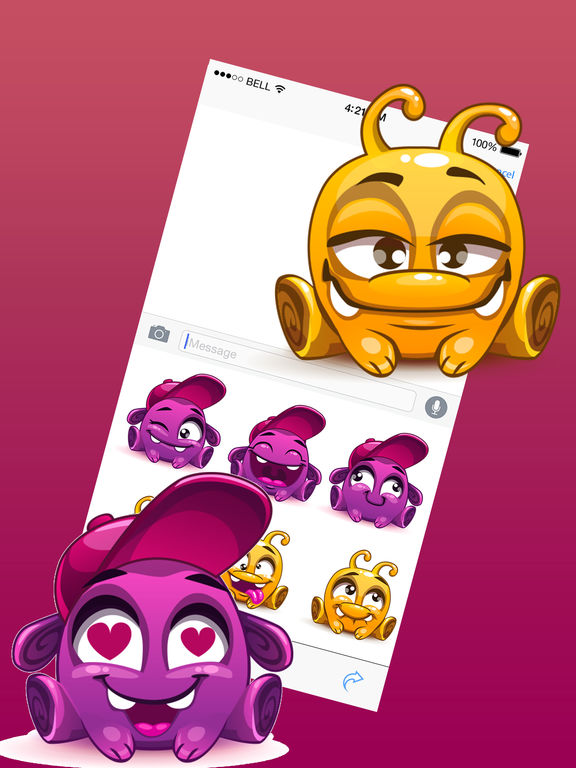 Cute Pet Monster Stickers screenshot 6