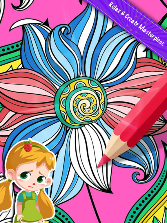 Colorfy - Coloring Book for Adults - Free for Girl - AppRecs