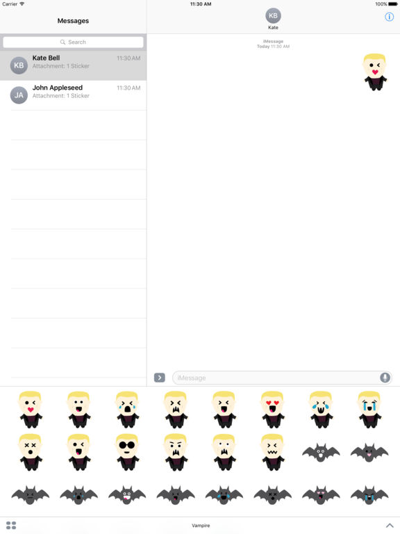 Vampires Emoji screenshot 9