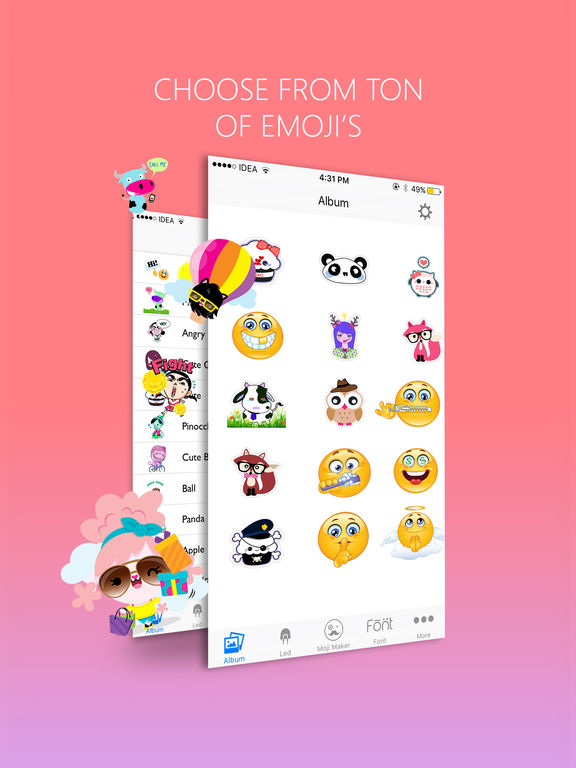 Sticker & Moji Edit - Custom Emoji GIF Face Maker - AppRecs