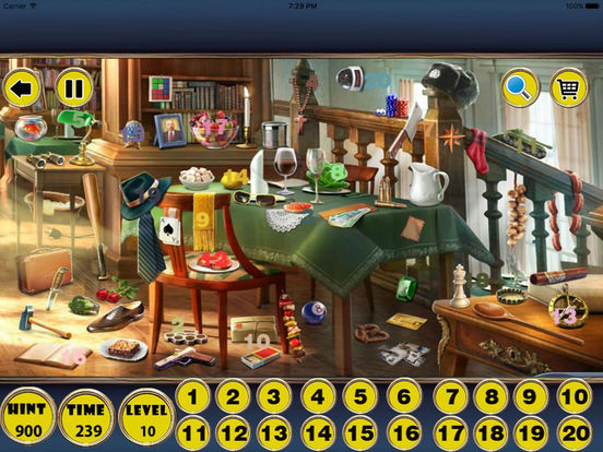 Living Room Hidden Number Search & Find Hidden Object Games By sheetal ...