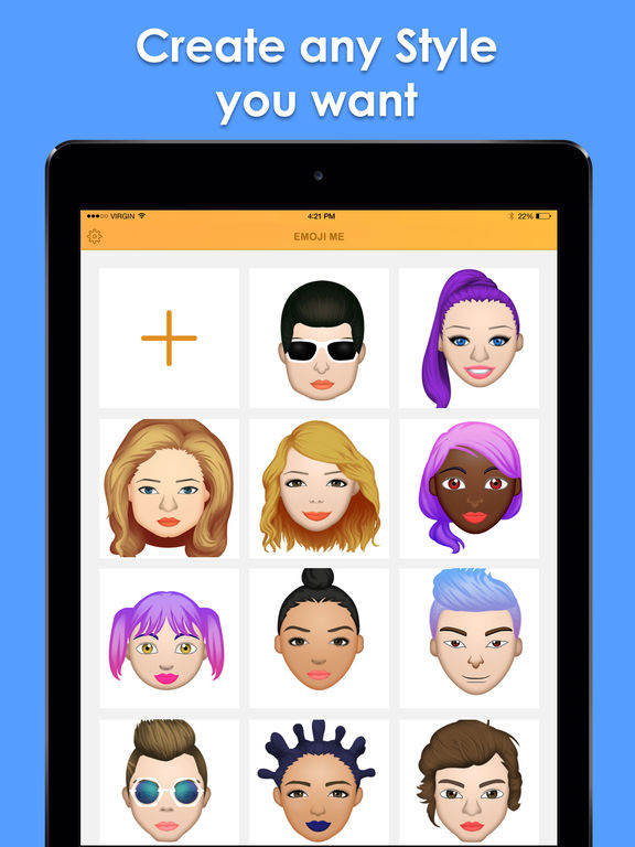 App Shopper: Moji Me Face Maker Free - Edit Custom Emoji Avatar ...