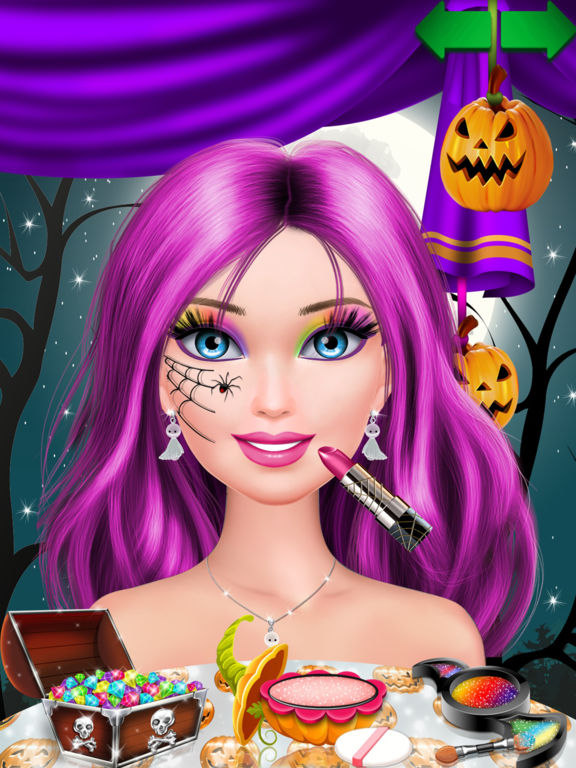 Halloween Makeover: Spa, Makeup & Dressup Salon By Peachy Games LLC